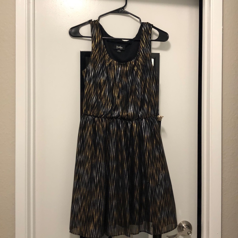 Silver and gold dress
